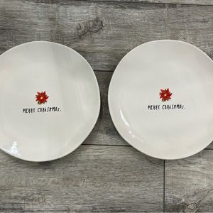 Rae Dunn Christmas Plates